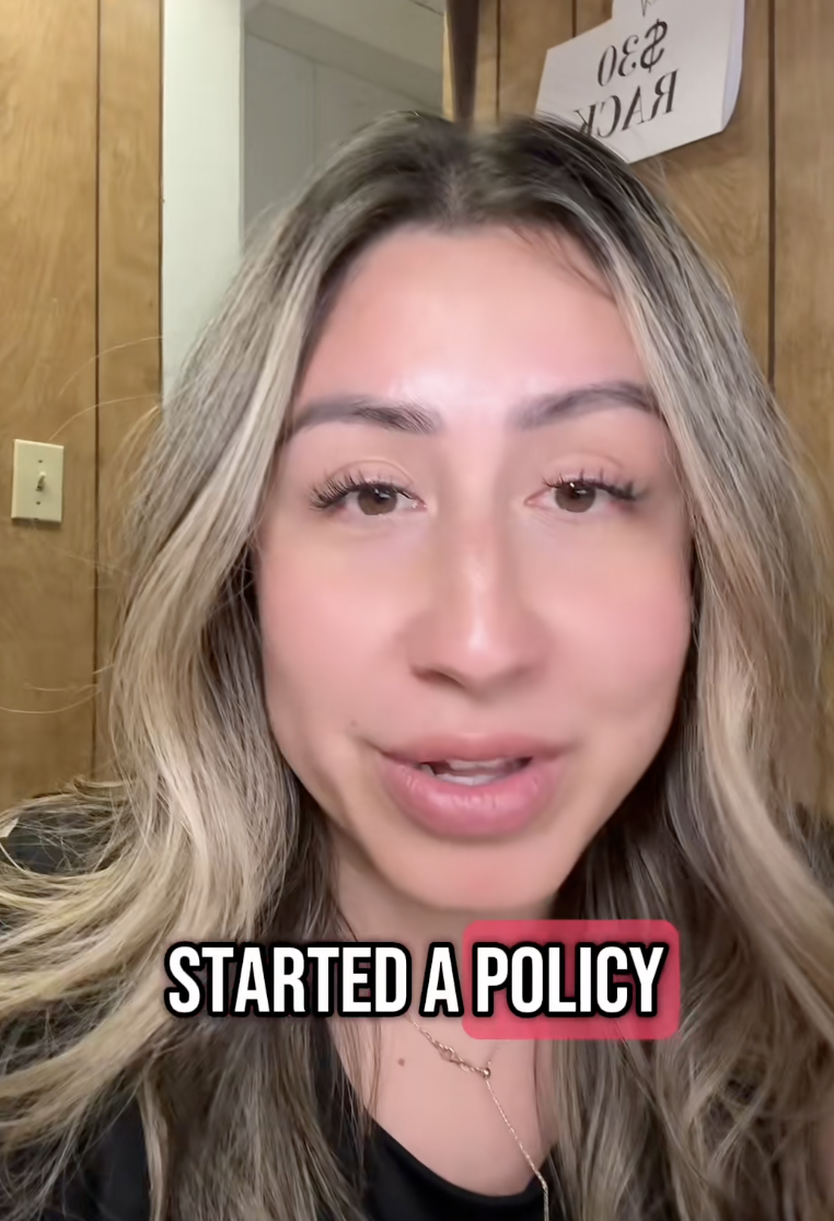 woman talking to tiktokkers