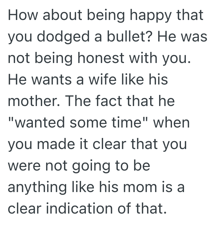 Screenshot 2025 11 03 at 3.36.54 PM Woman Told Her Boyfriend They Should Break Up If He Expects Her To Be Like His Stay At Home Mother, So He Got Upset And Asked For Some Time To Think