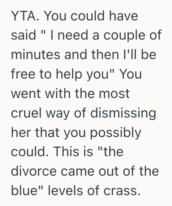 Screenshot 2025 11 03 at 6.16.17 PM Injured Husband Snapped At His Wife For Asking A Work Question While He Was Showering, So His Cruel Comments Left Their Relationship Badly Tarnished