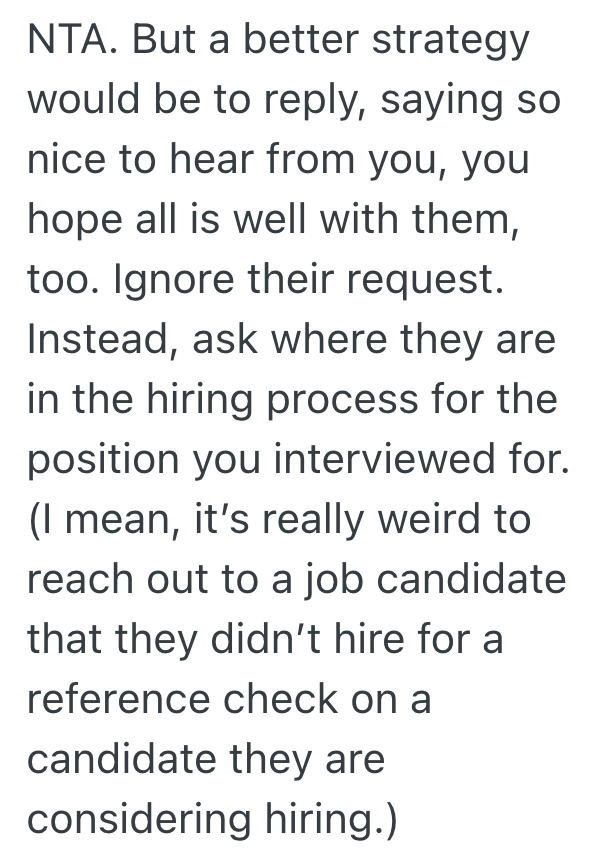 Screenshot 2025 11 04 at 12.45.08 PM Woman Thought Her Job Interview Went Really Well, But Then She Got A Call From The Employer Asking Her For A Favor