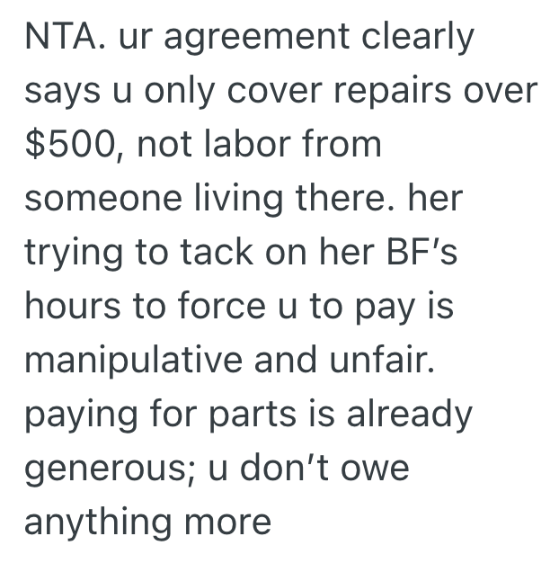Screenshot 2025 11 04 at 2.32.26 PM Ex Wife Wants Him To Pay For Her Live In Boyfriend To Do Home Repairs To The House They Co Own, But He Refuses To Pay