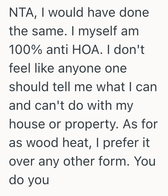 Screenshot 2025 11 04 at 7.10.58 PM Neighbor Doesnt Think A Homeowner Should Burn Firewood, But Thats The Only Way To Keep His Home Warm In The Winter