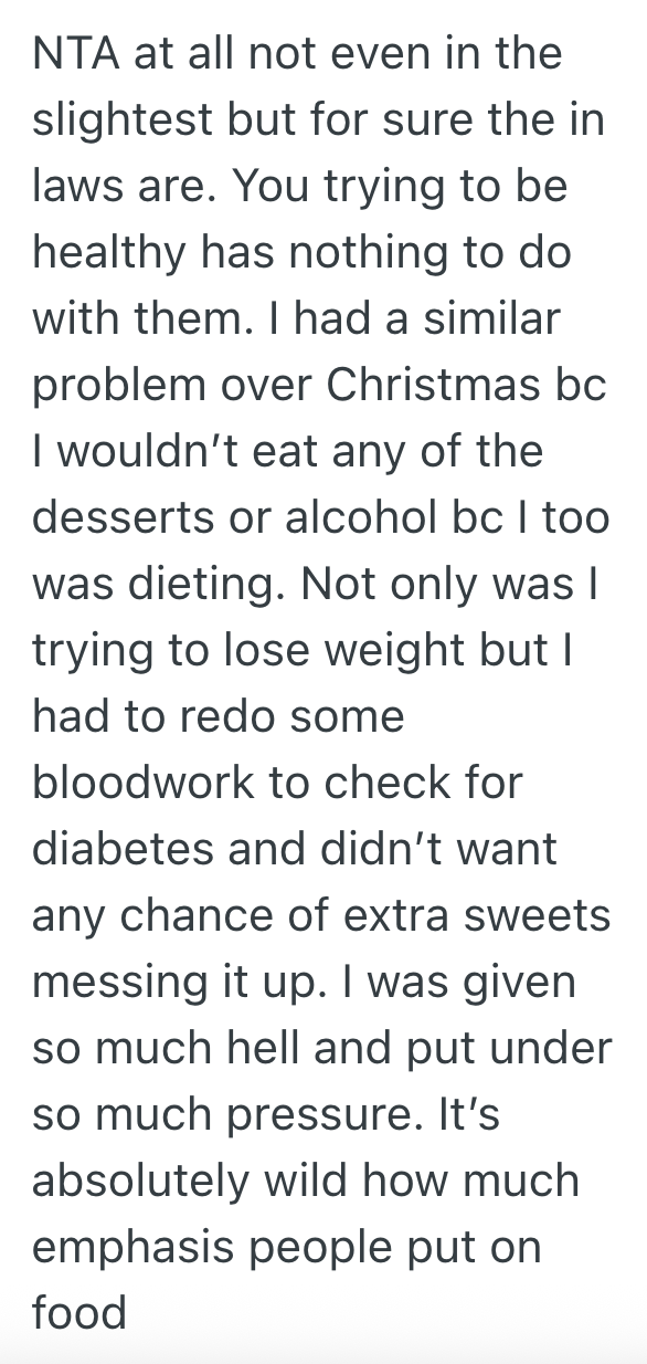 Screenshot 2025 11 05 at 11.02.50 AM Woman On A Diet Refuses To Eat Cake At A Family Dinner, So Her Mother In Law Lashes Out At Her And Accuses Her Of Calling Her Fat