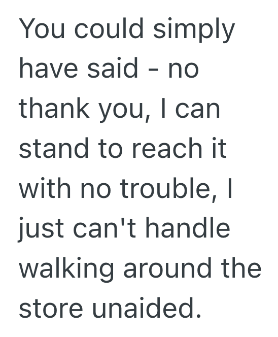 Screenshot 2025 11 05 at 11.13.26 AM Shopper Was Exhausted After Work, So He Took An Electric Cart At Walmart And Accidentally Made A Pair Of Strangers Think He Was Disabled