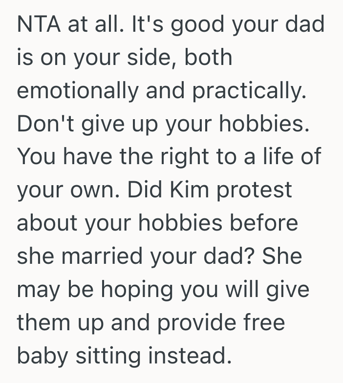 Screenshot 2025 11 05 at 11.46.32 AM Teens Dad Married A Woman With Two Kids, So Her New Stepmom Tried To Make Her Quit All Her Hobbies Activities To Keep Things “Fair”