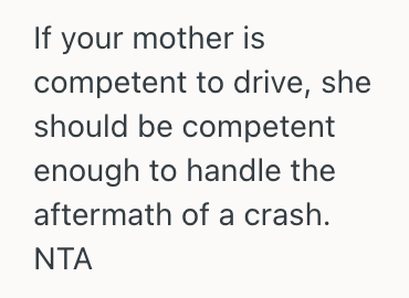 Screenshot 2025 11 06 at 10.17.31 PM Man Got Into A Minor Car Accident With His Mom, But She Got Upset With Him When He Left Her Alone Because He Needed To Get To An Exam