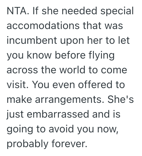 Screenshot 2025 11 06 at 10.36.31 AM Woman Was Excited That Her Online Friend Was Going To Visit Her In Person In The Netherlands, But She Quickly Realized Her Friends Size Was Going To Be A Problem