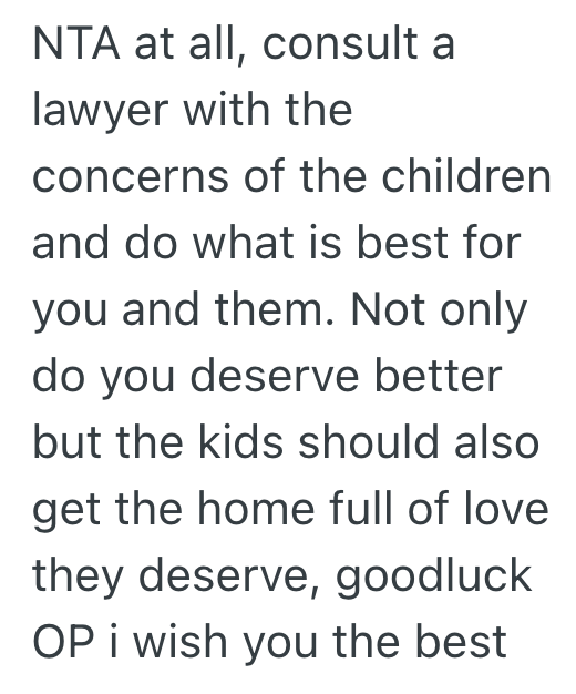 Screenshot 2025 11 06 at 12.45.51 PM Man Contemplates Leaving His Wife Due To Her Emotional Affair With A Coworker, But Hes Worried About How Leaving Will Impact His Children