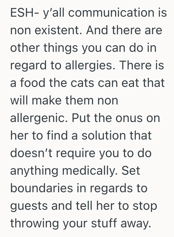 Screenshot 2025 11 06 at 5.25.01 PM Woman Is Excited To Have A Housemate, But When She Realizes Shes Allergic To Their Cats, She Decides Shed Rather Live Alone