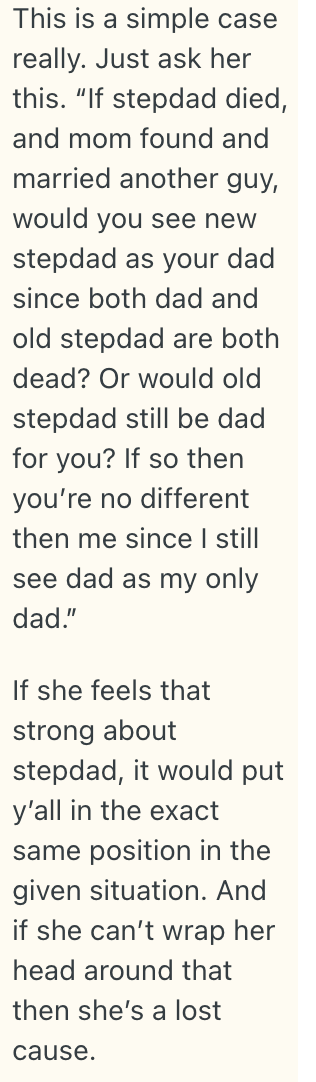 Screenshot 2025 11 07 at 10.03.44 AM A Bride To Bes Sister Wont Stop Badgering Her About Letting Their Stepdad Walk Her Down The Aisle, And She Warned Her To Knock It Off Or She Wont Be Welcome At The Wedding