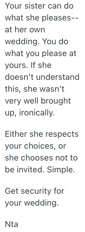 Screenshot 2025 11 07 at 10.04.43 AM A Bride To Bes Sister Wont Stop Badgering Her About Letting Their Stepdad Walk Her Down The Aisle, And She Warned Her To Knock It Off Or She Wont Be Welcome At The Wedding