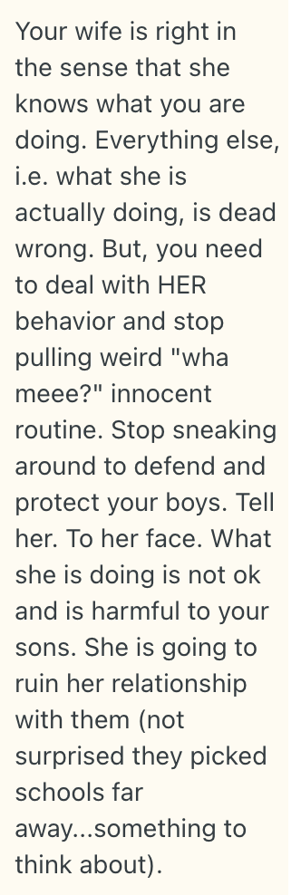 Screenshot 2025 11 07 at 10.40.03 AM Wife Tried To Discourage Their Twin Sons About Going To College, So Husband Took Them To Visit A University Without Her