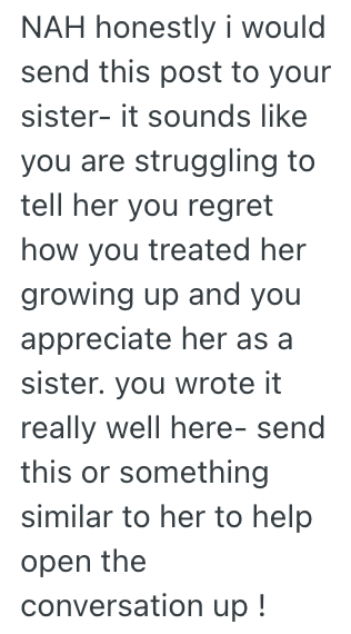 Screenshot 2025 11 07 at 10.45.36 AM Adopted Sister Wants Him To Get To Know Her Biological Mom And Sisters, But He Thinks Hes Only Getting In The Way