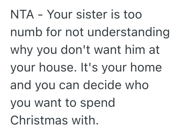 Screenshot 2025 11 07 at 11.24.13 AM Womans Brother In Law Admits To Having A Crush On Her, So She Doesnt Want Him In Her House On Christmas