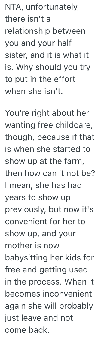 Screenshot 2025 11 07 at 12.18.40 PM A Mans Mom Wants Him To Have A Relationship With His Half Sister And Her Kids, But Hes Never Been Close To Them And Has No Interest