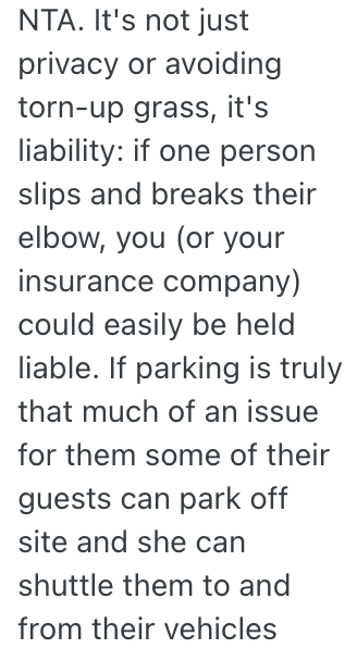 Screenshot 2025 11 07 at 12.23.02 PM A Landowners Neighbors Want Them To Let Them Use Their Property For Parking For Family Members During Holidays, But They Wont Allow It