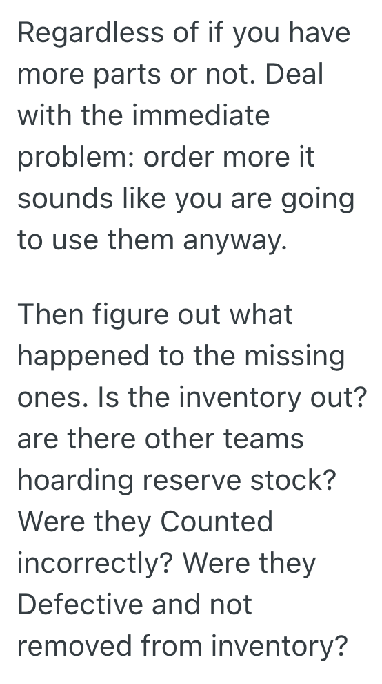 Screenshot 2025 11 07 at 3.11.24 PM Employee Tells Head Purchaser That Theyre Out Of A Certain Part And Need To Order More, But When The Purchaser Refuses, The Employee Goes To The CEO