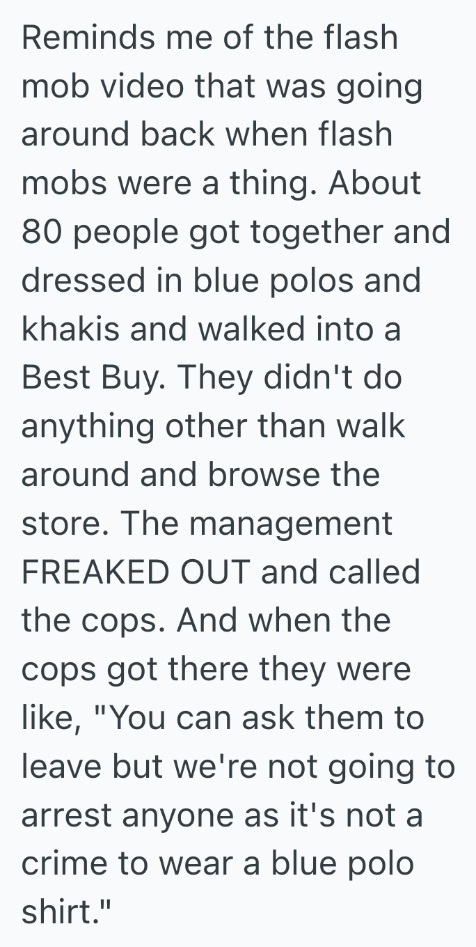 Screenshot 2025 11 07 at 5.02.29 PM Shopper Was Mistaken For A Best Buy Employee Because Of His Blue Shirt, So He Got His Own Name Tag And Trolled The Rude Manager Who Called Him Out