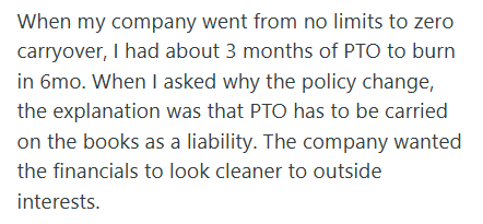 Screenshot 2025 11 08 141449 Company Refused To Let Employee Use His PTO On January 2nd, So He Decided To Take A Very Long Vacation
