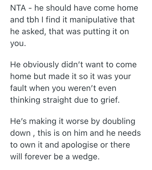 Screenshot 2025 11 08 at 5.22.50 PM Woman Lost Her Sister While Her Husband Was On A Weekend Trip With Friends, But She Can’t Forgive Him For Choosing Not To Come Home Right Away