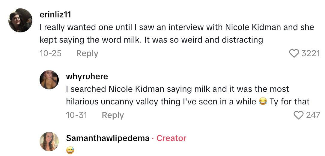 Screenshot 2025 11 09 at 1.52.10 PM A TikTokker Said Her Botox Lip Flip Had An Unexpected Side Effect