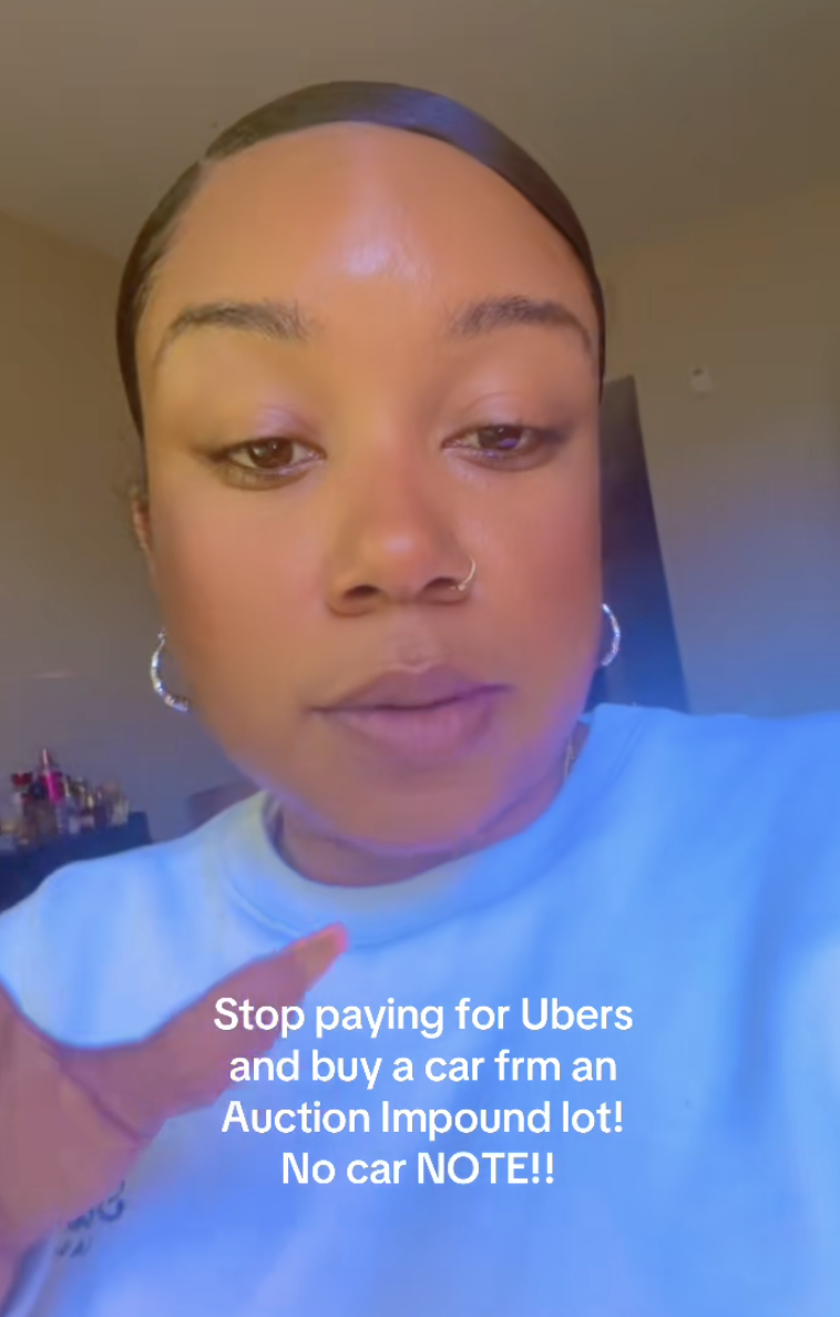 woman talking to tiktokkers