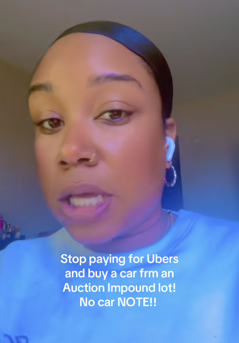 woman talking to tiktokkers