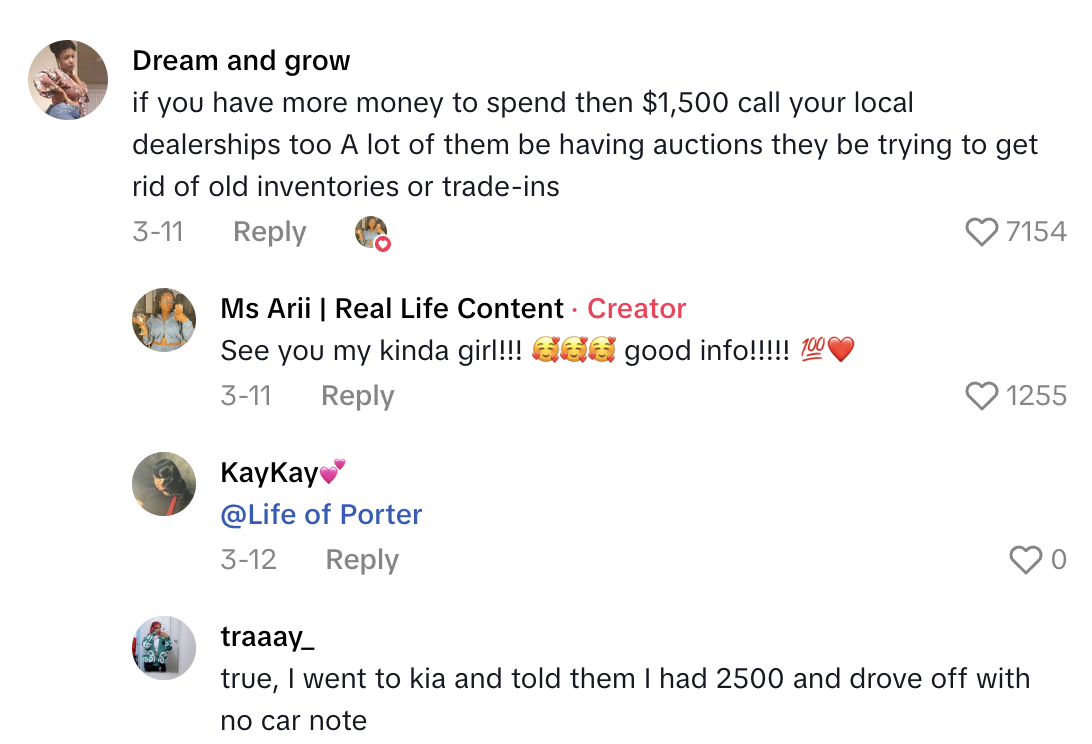 Screenshot 2025 11 09 at 1.58.46 PM A TikTokker Said That Buying A Cheap Car From An Impound Lot Is the Way To Go