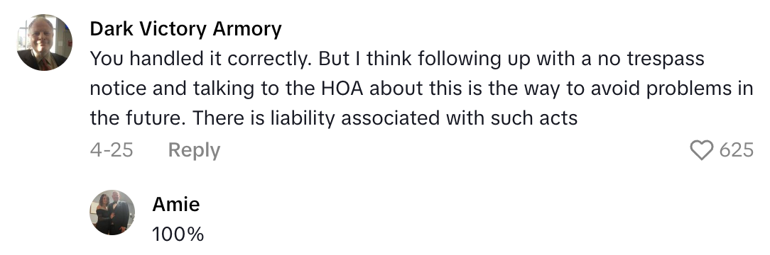 Screenshot 2025 11 09 at 10.31.00 AM A TikTokker Showed Viewers the Weird Encounter She Had With a Neighbor Who Wouldnt Let Her Shut Her Garage Door
