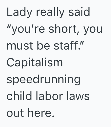 Screenshot 2025 11 09 at 11.04.04 PM Ten Year Old Girl Was Walking Around The Stall Minding Her Business, But An Older Woman Mistook Her For A Shop Assistant