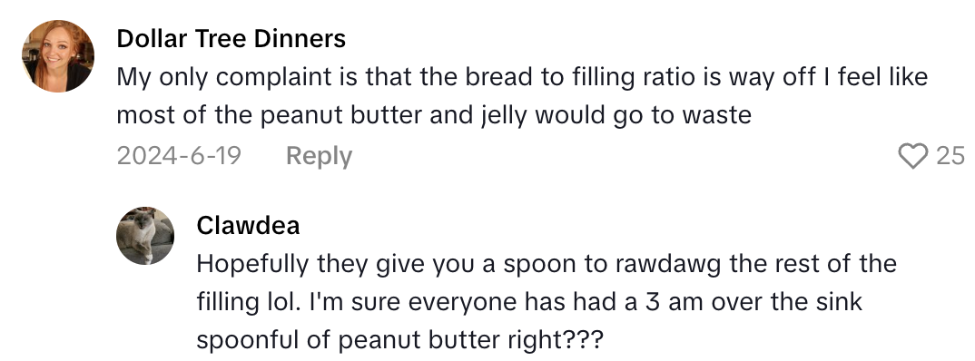 Screenshot 2025 11 09 at 2.24.23 PM A Disney Employee Responded To A Customer Who Complained About The Peanut Butter And Jelly Sandwich She Got At Disneyland