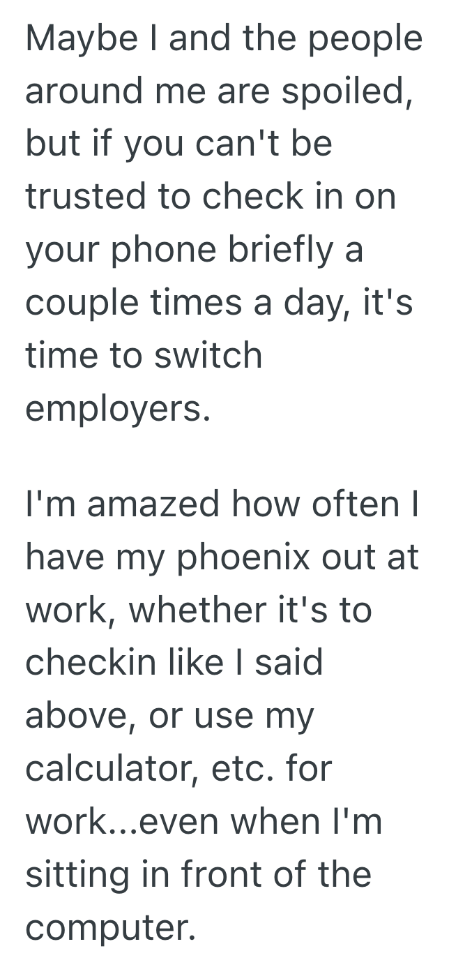Screenshot 2025 11 09 at 2.45.39 PM Employee Followed The No Phone Policy Exactly, So Their Boss Got Mad When They Couldn’t Answer Her Phone Calls