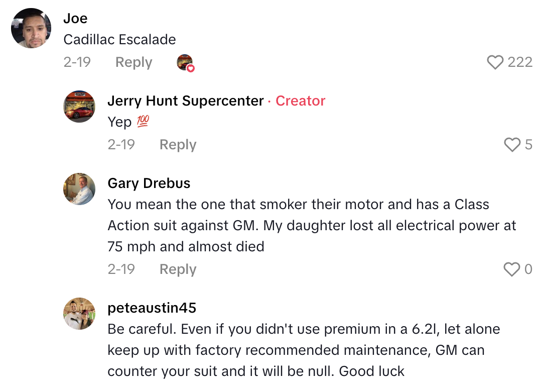 Screenshot 2025 11 09 at 9.00.04 AM A Worker At A Car Dealership Asked TikTok Viewers To Guess What Kind Of Car He Showed Them