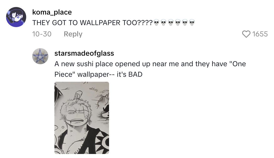 Screenshot 2025 11 09 at 9.17.55 AM A Homeowner Found Out That The Wallpaper She Bought Was AI Generated