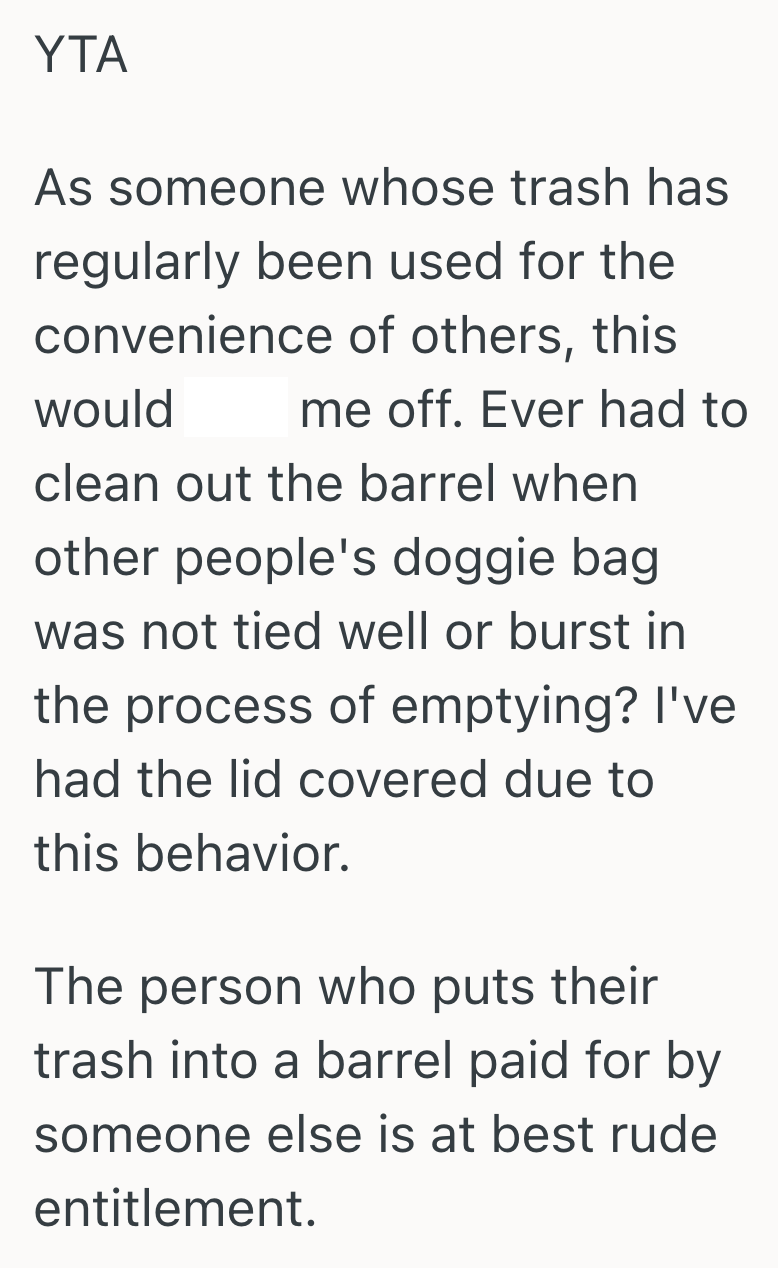 Screenshot 2025 11 10 at 1.25.21 PM Dog Owner Thought Throwing The Waste In Someone Else’s Trash Was No Big Deal, So She Was Taken Aback When The Neighbor Yelled At Her