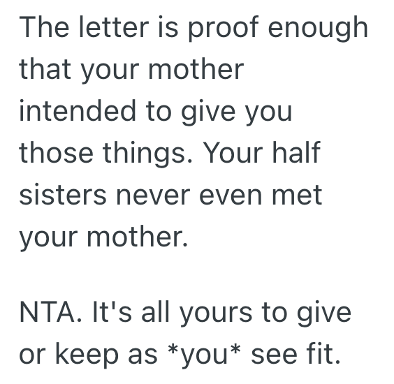 Screenshot 2025 11 10 at 10.42.39 AM Teenage Girls Late Mother Left Her A Letter Saying She Wanted Her To Have All Her Jewelry, But Her Dad Wants To Give Some Of The Jewelry To Her Half Sisters