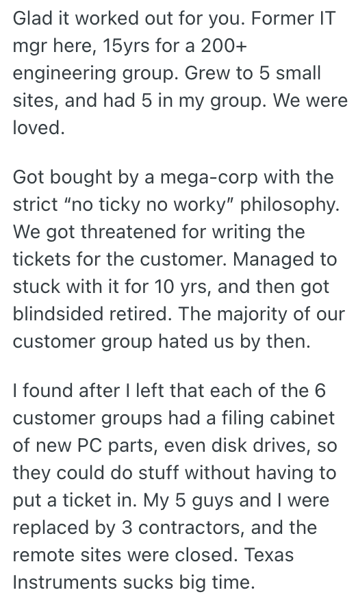 Screenshot 2025 11 11 at 11.08.10 Employee Was Really Good At His Job, But When His New Boss Tried To Change Things For The Worse, He Decided To Show Him Exactly Why He Was Wrong