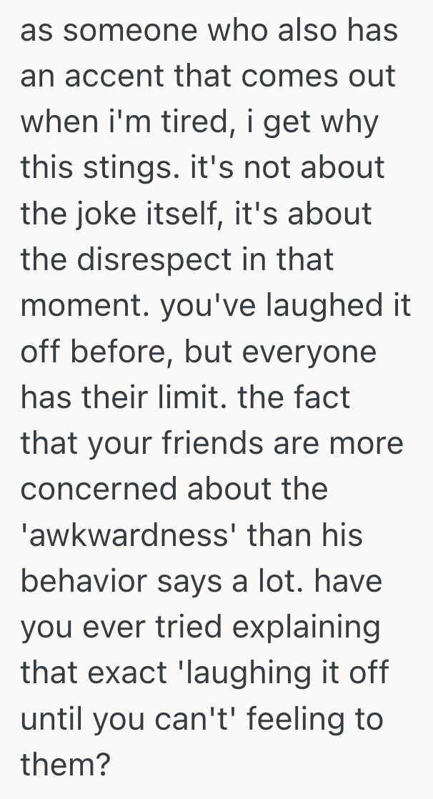 Screenshot 2025 11 11 at 7.47.26 PM Man Walked Out Of His Friend’s Birthday Dinner After Being Mocked For His Accent, So The Group Accused Him Of “Ruining The Night”