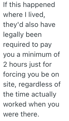 Screenshot 2025 11 12 at 1.34.38 PM Boss Told An Employee They Had To Make Up 30 Minutes They Missed On A Saturday, So They Showed Up For 30 Minutes Early And Went Home Because They Werent Supposed To Work Any Overtime
