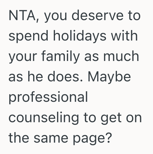 Screenshot 2025 11 12 at 11.33.47 PM New Mom Wants To Spend Christmas At Home With Her Dad Every Other Year, But Her Husband Insists On Going To His Parents’ Every Year