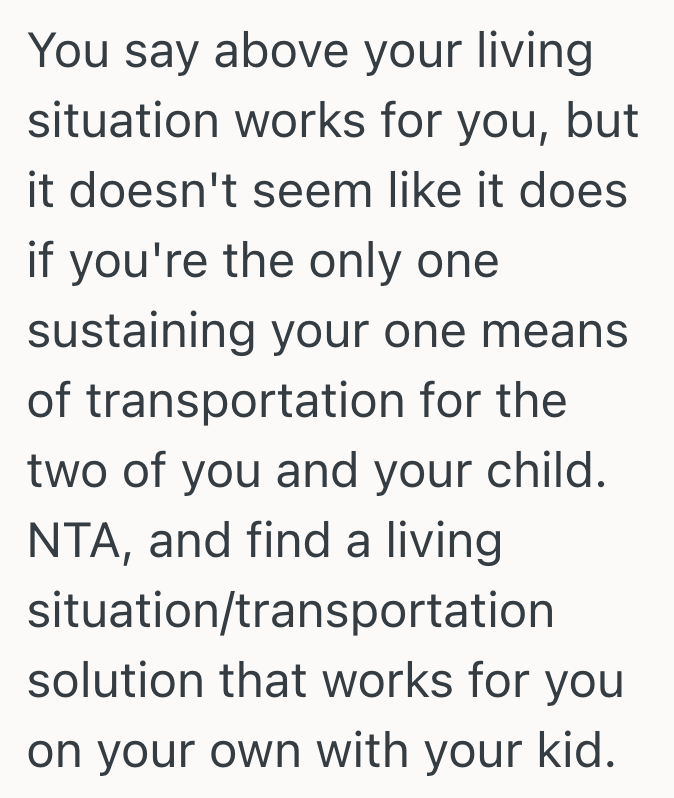 Screenshot 2025 11 12 at 11.54.47 PM Woman Is Fed Up With Her Co Parent Making Excuses About Getting His Car Fixed, So She Decides To Stop Helping And Just Let It Break Down