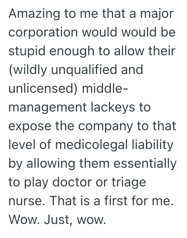 Screenshot 2025 11 13 at 1.10.10 PM Supervisor Requires Employees To Come To Work To Be Assessed If They Want To Take A Sick Day, So One Employee Shows Up And Pukes In A Trash Can