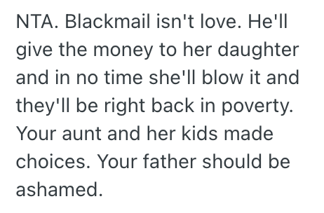 Screenshot 2025 11 13 at 12.37.42 PM Woman Refused To Promise Her Terminal Father That She Would Financially Support His Struggling Sister, So He Decided To Write Her Out Of His Will