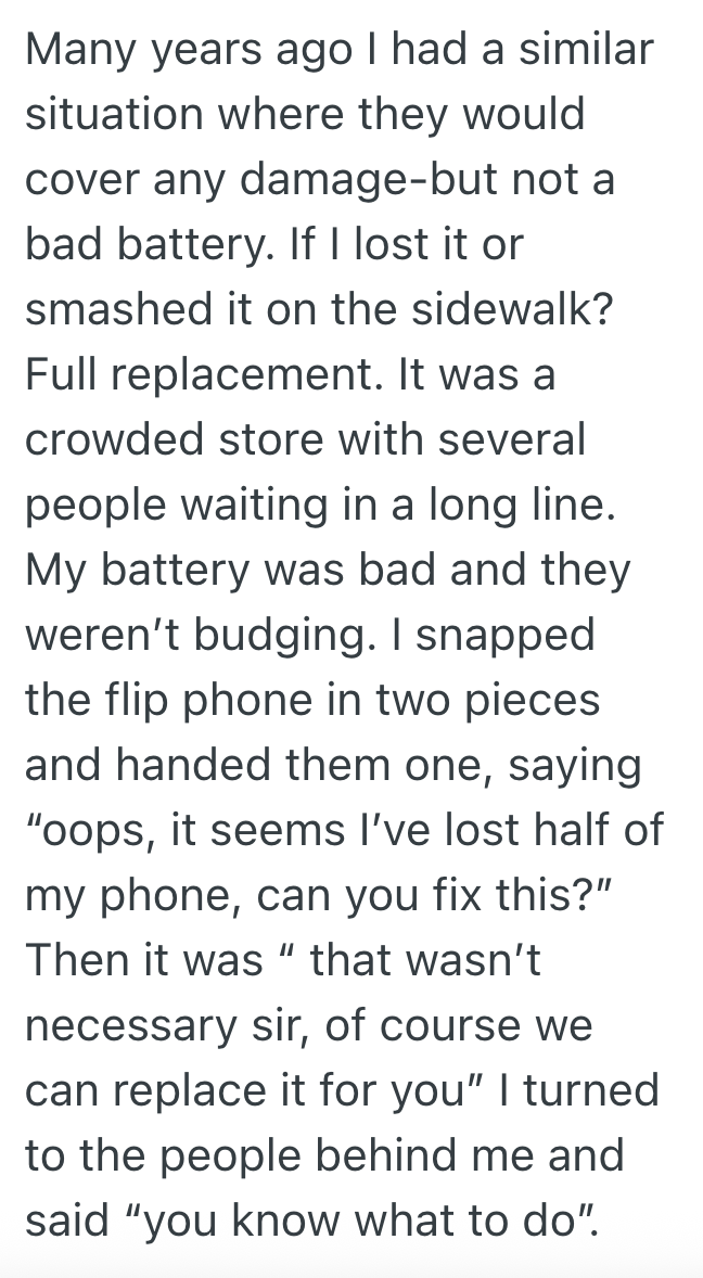 Screenshot 2025 11 13 at 12.37.48 PM Man Calls Phone Insurance Company To Report A Cracked Phone Screen, But When They Claim He Waited Too Long To Call, He Finds A Way To Convince Them To Cover The Repair Cost Anyway