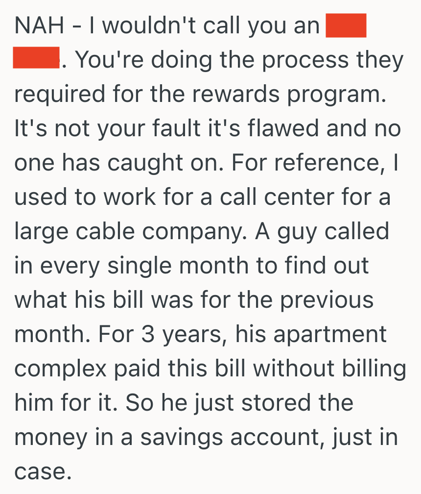 Screenshot 2025 11 13 at 12.57.54 AM Man Used His Rewards Card And Got His Items For Free, So Now He Feels Guilty About Possibly Stealing And Exploiting A System Glitch