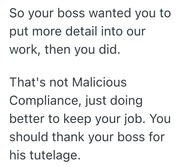 Screenshot 2025 11 13 at 2.26.12 PM New Supervisor Criticizes Employees Old Report, So The Employee Goes Out Of His Way To Add Too Many Details To The Next Report In Hopes Of Being Annoying