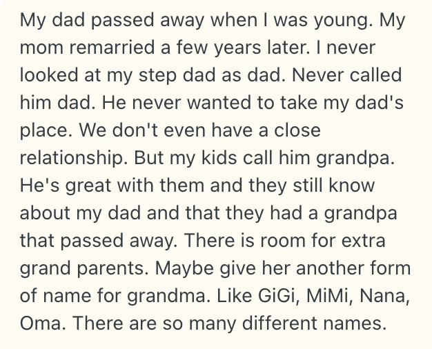Screenshot 2025 11 13 at 2.32.21 PM Man Refused To Let His Stepmom Be Called “Grandma” By His Son, But His Dad Asked Him To Reconsider