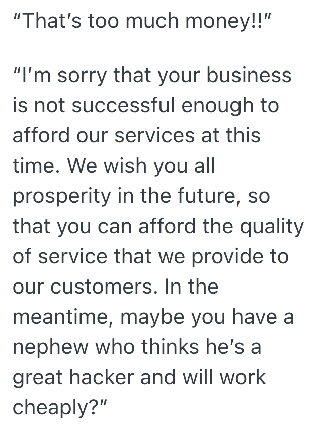 Screenshot 2025 11 13 at 2.56.39 PM 1 Intern Sends Client An Estimate For The Job They Proposed, But The Client Made The Mistake Of Thinking The Price Was Negotiable