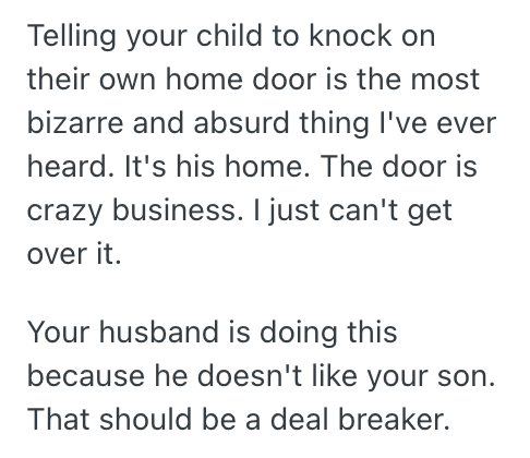 Screenshot 2025 11 13 at 5.41.36 PM Mother Allows Her Son To Show Up At Her House Whenever He Wants, But Her Husband Thinks The Boy Needs To Knock On The Door