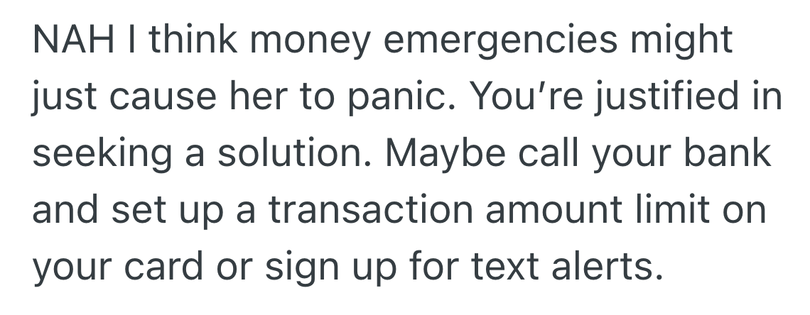 Screenshot 2025 11 13 at 6.09.56 PM Wife Fell For Two Scams, So Husband Wants To Put His Money In A Separate Account To Protect It From Her Bad Judgement